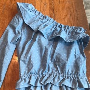 Tularosa Tops - Tularosa Polka Dot One Shoulder Top! Tularosa Tops - Tularosa Polka Dot One Shoulder Top!